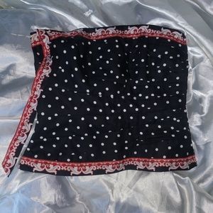 EUC Summer Americana Lana Del Ray California Corset Strapless Top Shirt Blouse